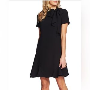 NWT CeCe bow neck short sleeve dress